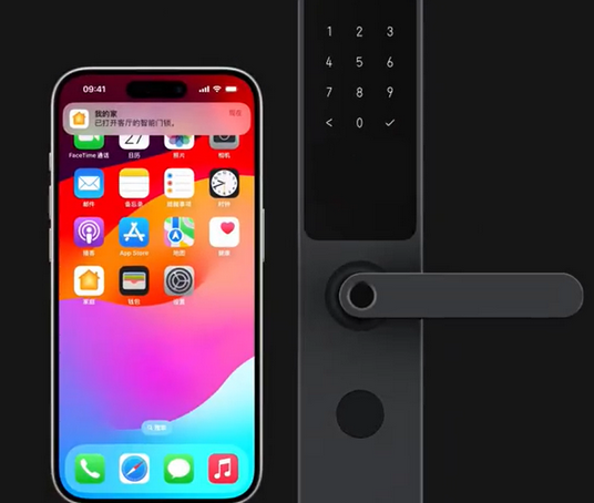 惠东iPhone维修站分享在iPhone上使用家庭钥匙开启智能门锁 