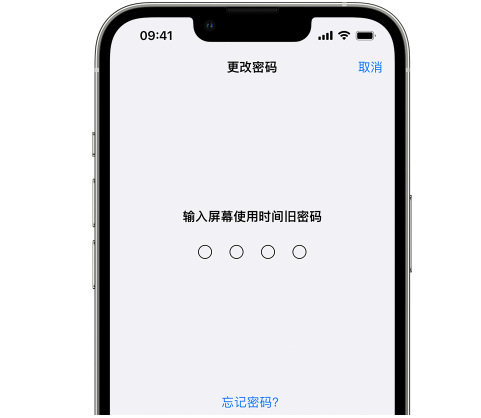 惠东iPhone屏幕维修分享iPhone屏幕使用时间密码忘记了怎么办 