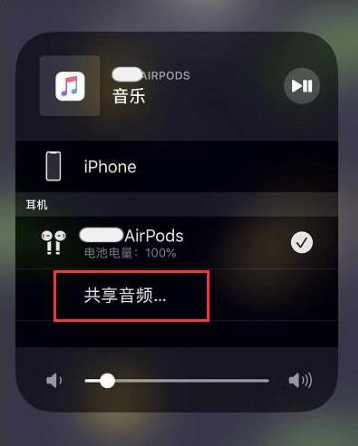 惠东苹果14音频维修点分享iPhone14音频共享设置方法 