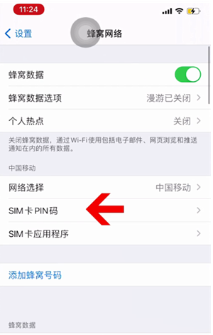 惠东苹果14维修网分享如何给iPhone14的SIM卡设置密码 