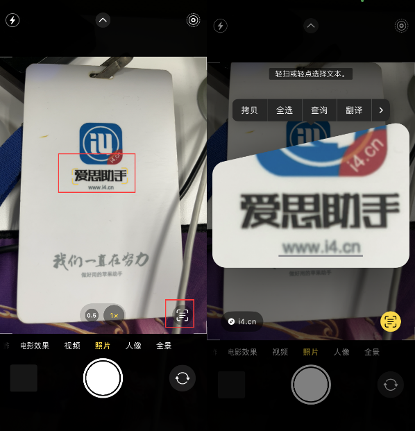 惠东苹果手机维修分享升级iOS 16后如何通过相机翻译文本 