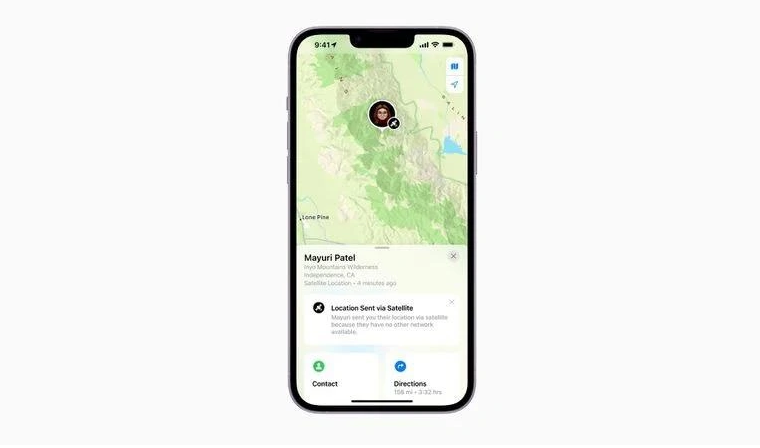 惠东苹果14维修分享iPhone14系列中 FindMy功能通过卫星分享位置方法教程 