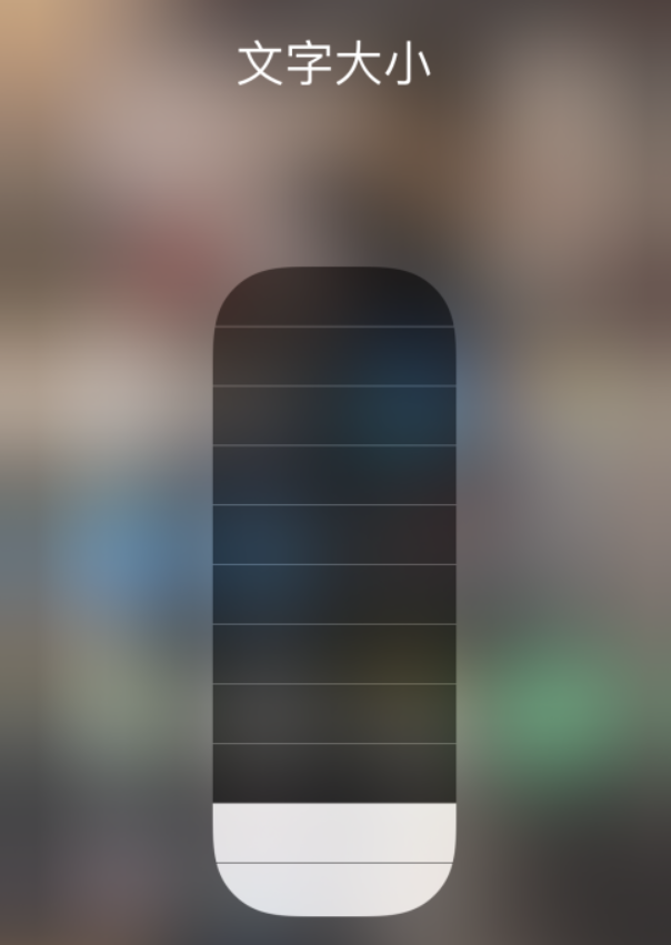惠东苹果手机维修分享小技巧：在 iPhone 控制中心快速调节字体大小 